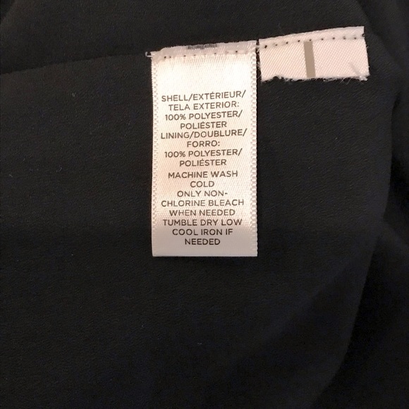 Loft Black Sleeveless Swing Dress 4P - Picture 7 of 8